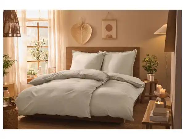 Bild 2 von LIVARNO home Lyocell-Satin-Bettwäsche, 155 x 220 cm