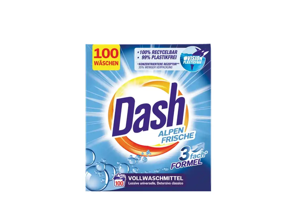 Bild 1 von Dash Waschmittel,  100 Waschladungen