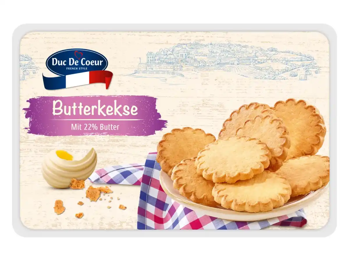 Bild 1 von Duc de Coeur Butterkekse,  315 g
