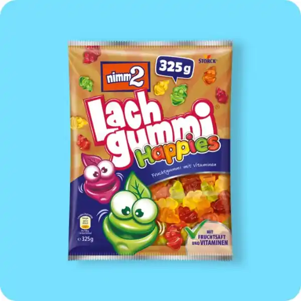 Bild 1 von STORCK® nimm2®  Lachgummi oder Softies, Happies