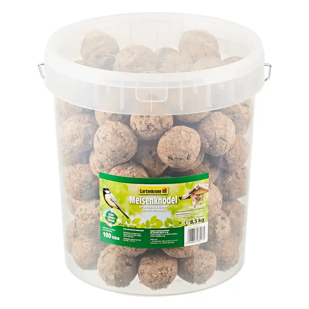 Bild 1 von Gartenkrone Vogelfutter »Meisenknödel«, ohne Netz, Inhalt: 8500 g