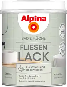 Alpina Fliesenlack Bad & KĂŒche 2K Silberfarn 750 ml