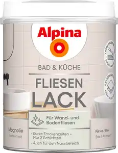 Alpina Fliesenlack Bad & KĂŒche 2K Magnolie 750 ml