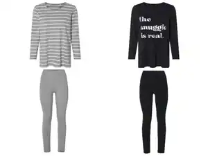 esmara® Damen Pyjama, angenehmer Tragekomfort