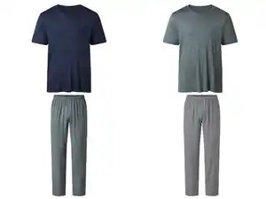 esmara Men Herren Pyjama, mit Gummizugbund