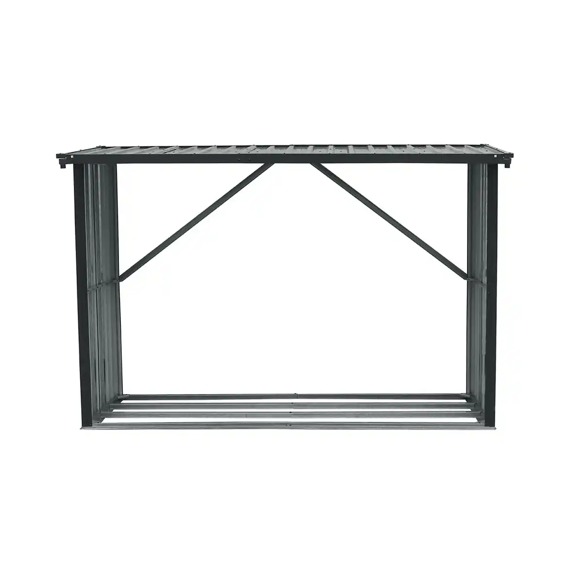 Bild 1 von Kaminholzregal, BxHxT: 217 x 142 x 89 cm, Stahl