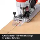 Bild 3 von EINHELL Akku-Stichsäge »TE-JS 18/80 Li-Solo«, 18V, 2700 (Hübe/min), ohne Akku