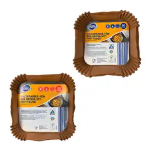 POWERFORCE Backpapier fĂĽr HeiĂźluftfritteuse