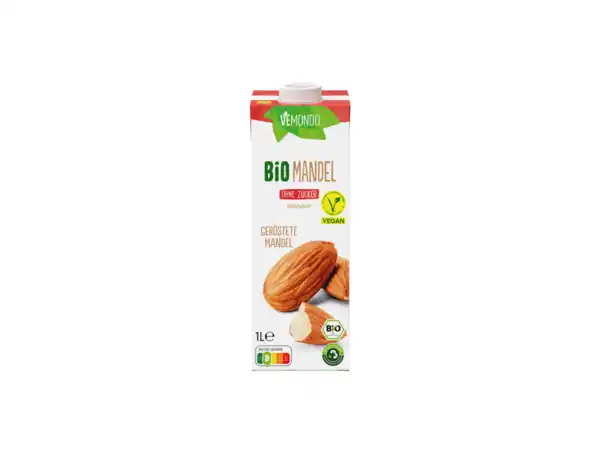 Bild 1 von Vemondo Bio Veganer Mandeldrink ohne Zucker,  1 l