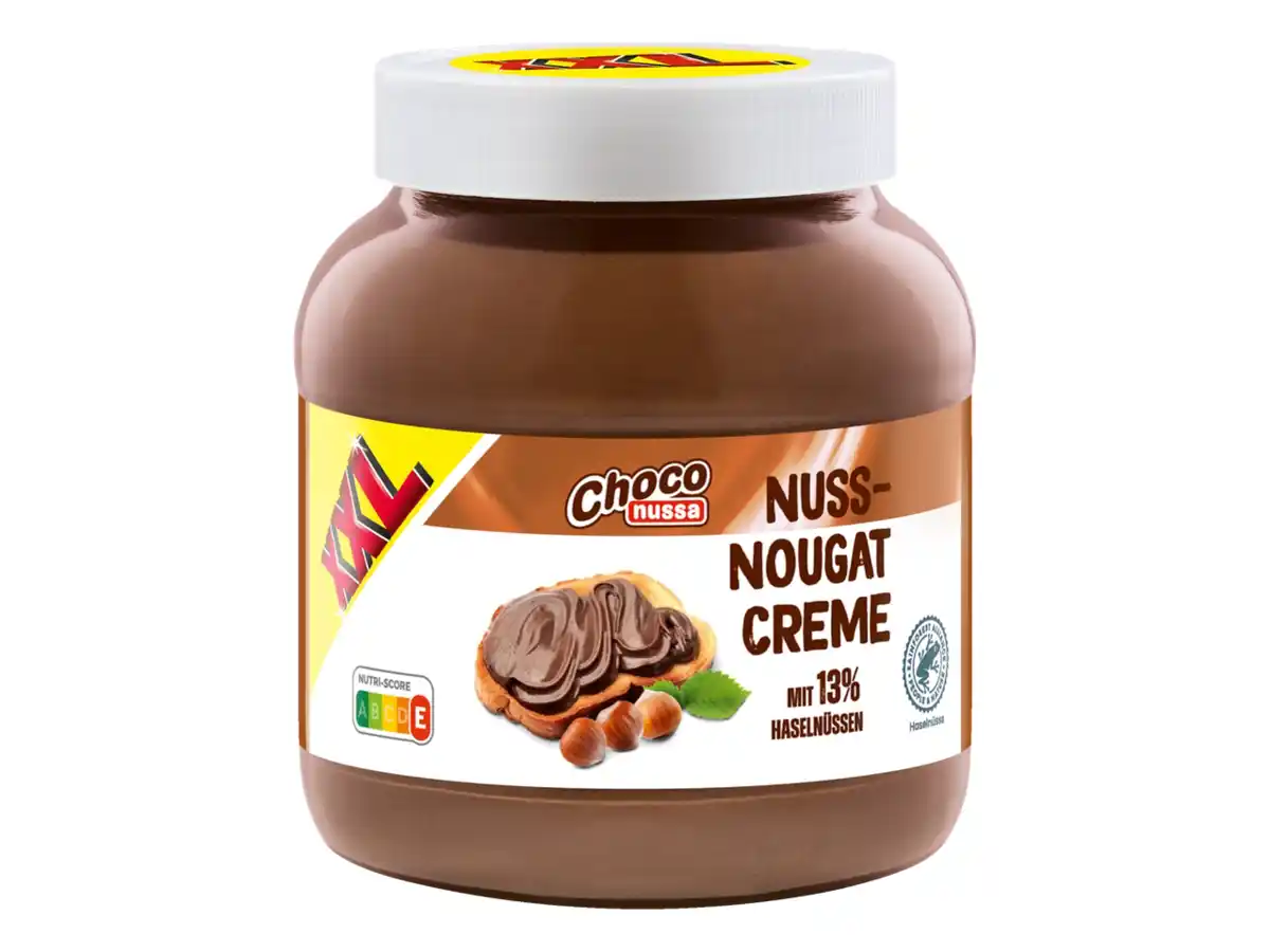Bild 1 von XXL Choco Nussa Nuss-Nougat Creme,  750 g