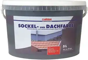 Sockel- und Dachfarbe 5 Liter