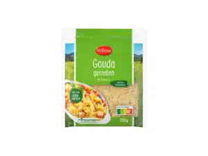 Milbona Gouda, gerieben, 250 g