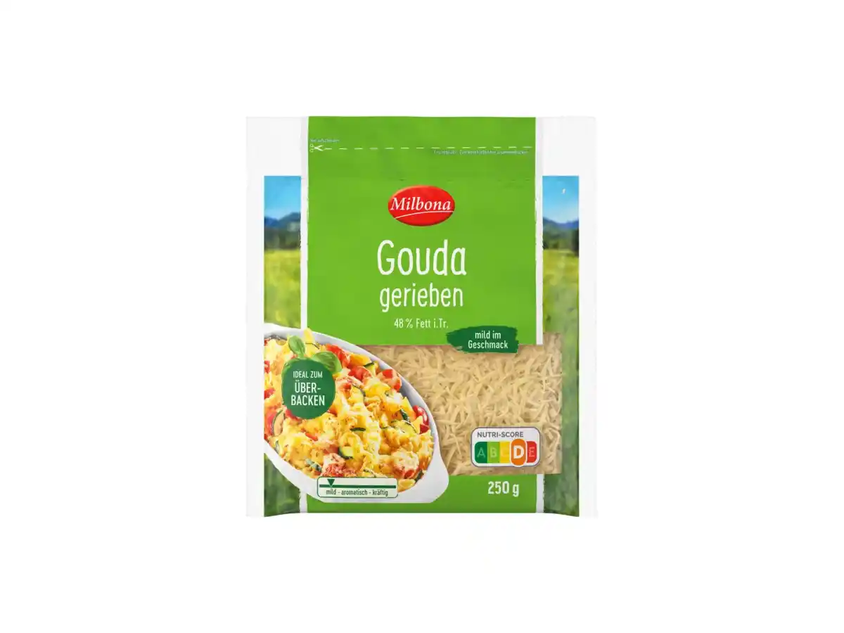 Bild 1 von Milbona Gouda, gerieben,  250 g