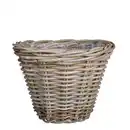 Bild 1 von Mica Decorations Korb, Rattan, HxD 25x35 cm, grau