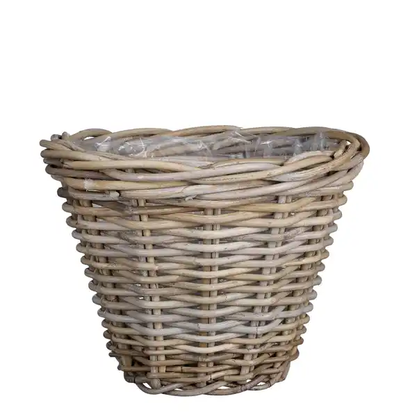 Bild 1 von Mica Decorations Korb, Rattan, HxD 25x35 cm, grau