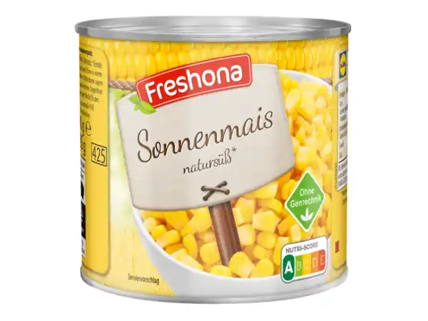 Bild 1 von Freshona Sonnenmais,  425 ml