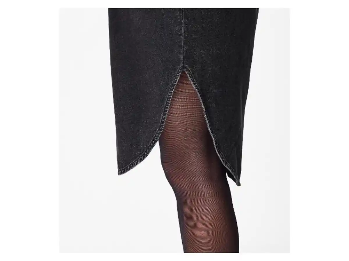 Bild 3 von esmara® Damen Jeanskleid, mit Bindegürtel