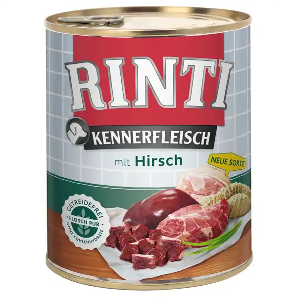 Bild 1 von RINTI Hunde-Nassfutter, Hirsch, 800 g