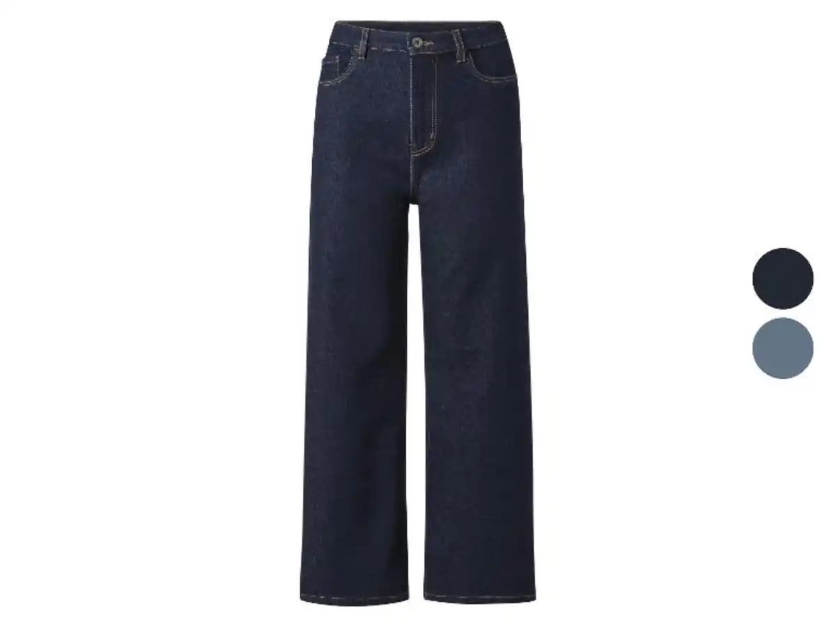 Bild 1 von esmara® Damen Jeans, mit weitem Bein