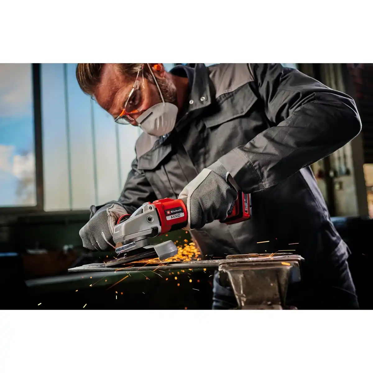 Bild 3 von EINHELL Akku-Winkelschleifer »AXXIO 18/125«, 18 V, ohne Akku