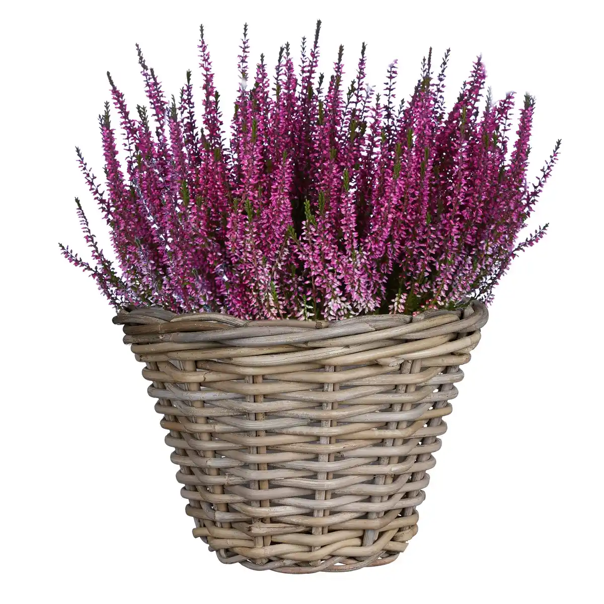 Bild 2 von Mica Decorations Korb, Rattan, HxD 16x20 cm, grau