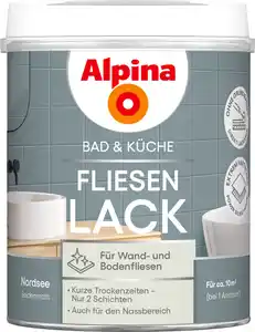 Alpina Fliesenlack Bad & KĂŒche 2K Nordsee 750 ml