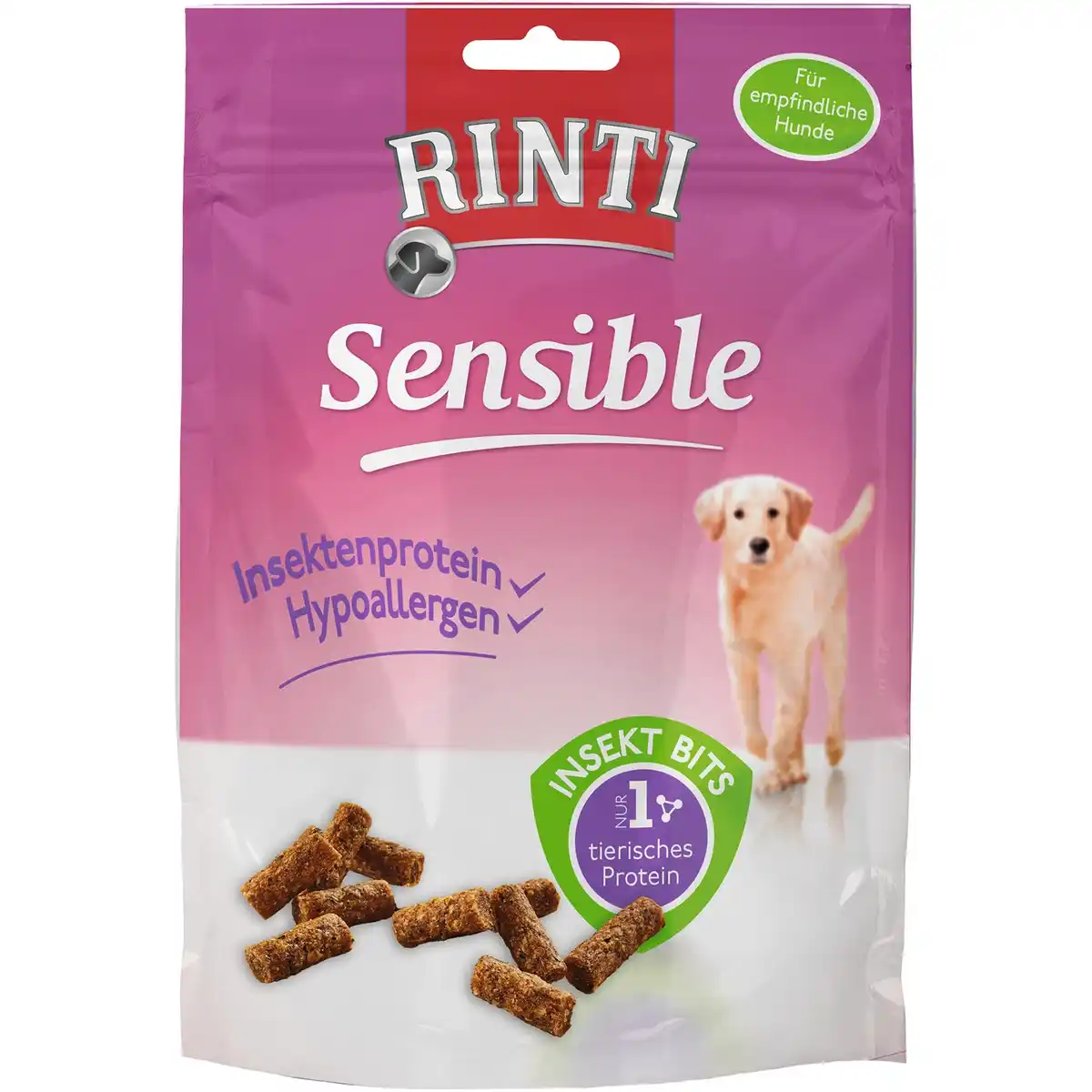 Bild 1 von RINTI Hundesnack »Sensible«, Insekt Bits, 50g