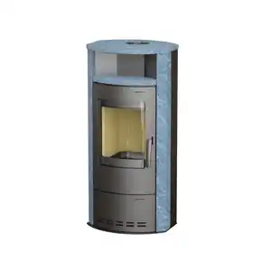 THERMIA Kaminofen »Dortmund«, grau, Naturstein, 7 kW, Dauerbrand geeignet