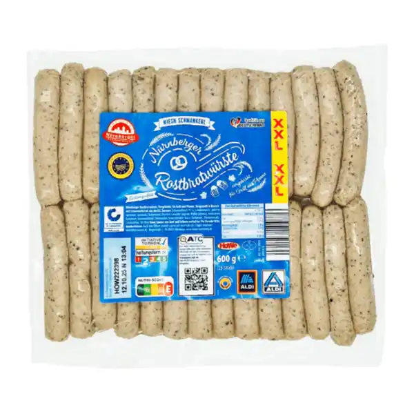 Bild 1 von WIESN SCHMANKERL Nürnberger Rostbratwürste XXL 600g