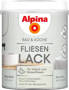Alpina Fliesenlack Bad & KĂŒche 2K Bergnebel 750 ml