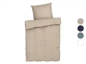 LIVARNO home Lyocell-Satin-Bettwäsche, 155 x 220 cm
