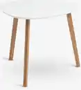 Bild 1 von Beistelltisch TAPS 55x55 weiß/bambus