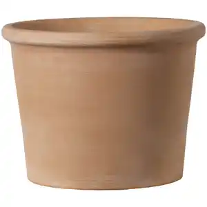 DEROMA Pflanztopf »Cilindro Bordato«, ØxH: 33 x 25,3 cm, terrakottafarben