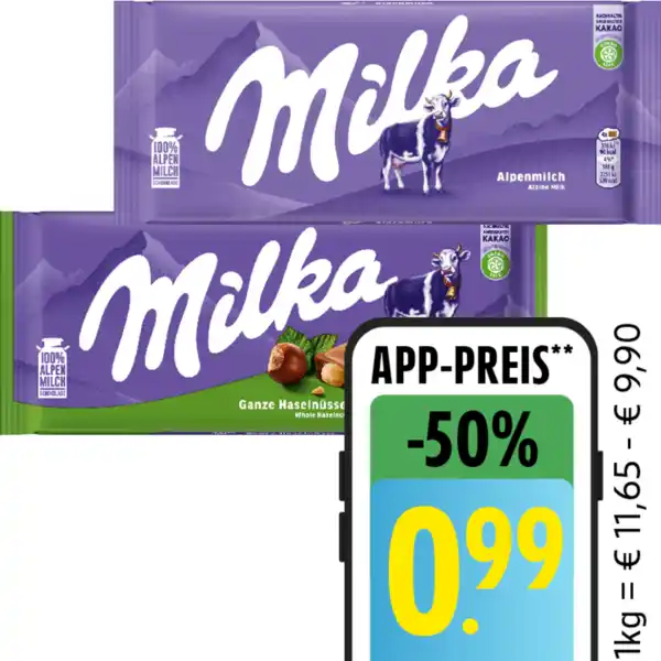 Bild 1 von Milka Schokolade