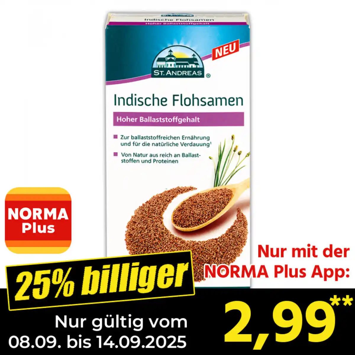 Bild 1 von St. Andreas Indische Flohsamen