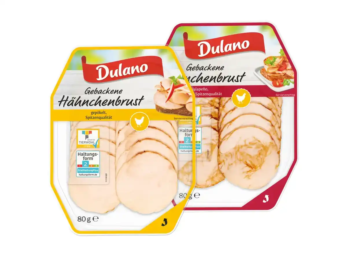 Bild 1 von Dulano Gebackene Hähnchenbrust,  80 g