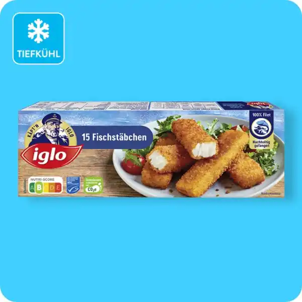 Bild 1 von IGLO Fischstäbchen