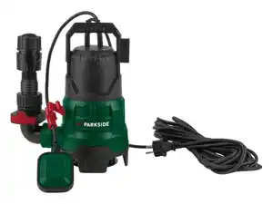 PARKSIDE® Schmutzwasser-Tauchpumpe »PETPS 400 A1«, mit Thermo-Überlastschutz