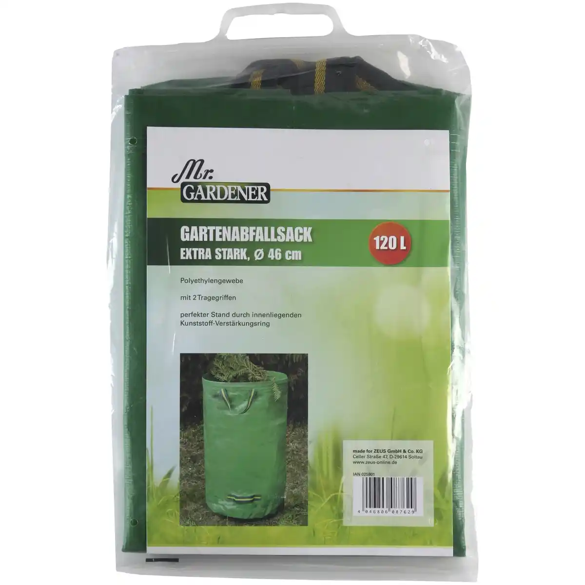 Bild 1 von Mr. GARDENER Mr.GARDENER Gartenabfallsack, Polyethylen