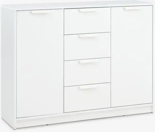 Bild 1 von Sideboard JENSLEV 2 Türen 4 Schubladen weiß
