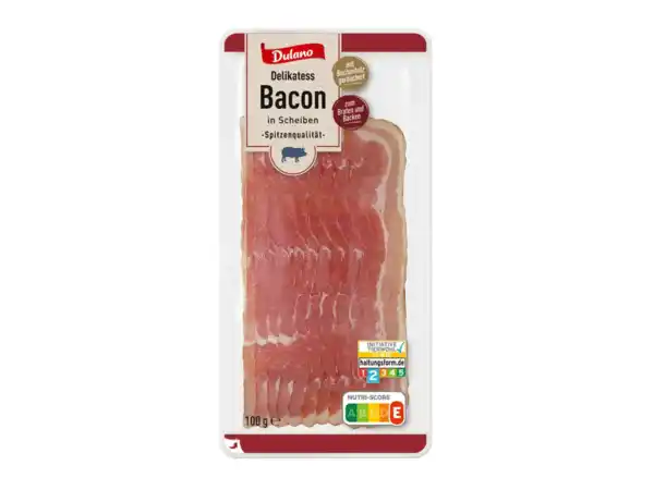 Bild 1 von Dulano Delikatess Bacon,  100 g
