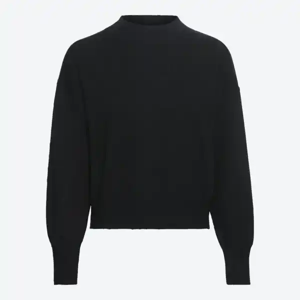 Bild 2 von Damen-Strickpullover mit hohem Kragen