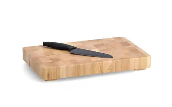 Bild 2 von Hackblock Gummibaum, hellbraun, 42 x 27 cm