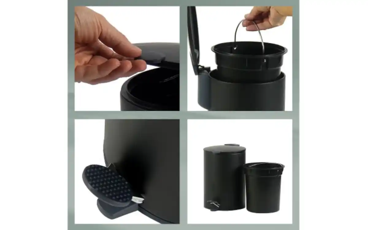 Bild 3 von Kosmetikeimer, schwarz matt, 5 Liter