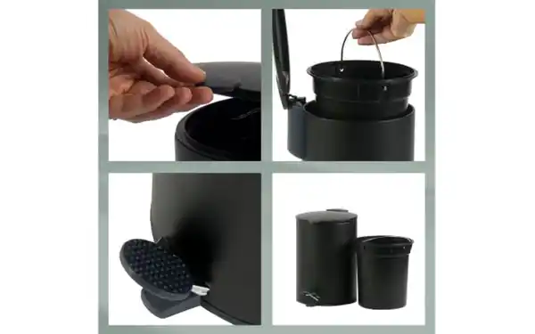 Bild 3 von Kosmetikeimer, schwarz matt, 5 Liter