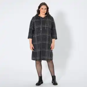 Damen-Kleid mit Kapuze, große Größen