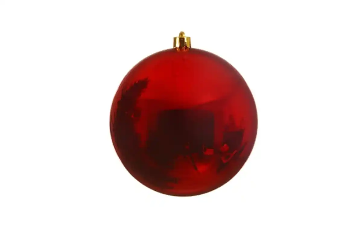 Bild 1 von Kugel weihnachtsrot glanz, 14 cm