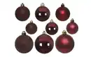 Bild 2 von Weihnachtskugel-Set, ochsenblut, 6 cm