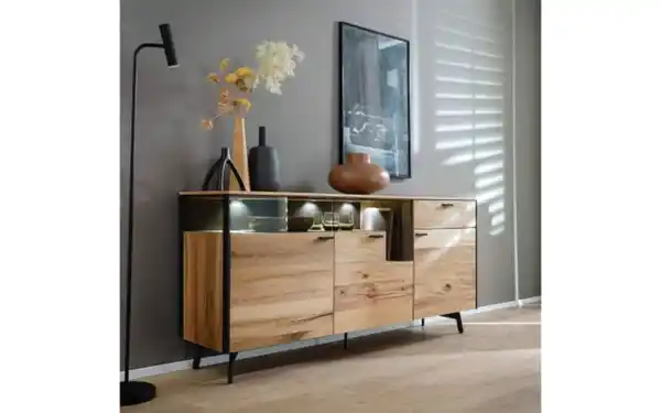 Bild 3 von Schöner Wohnen Kollektion - Sideboard Andra, Eiche rustico/anthrazit