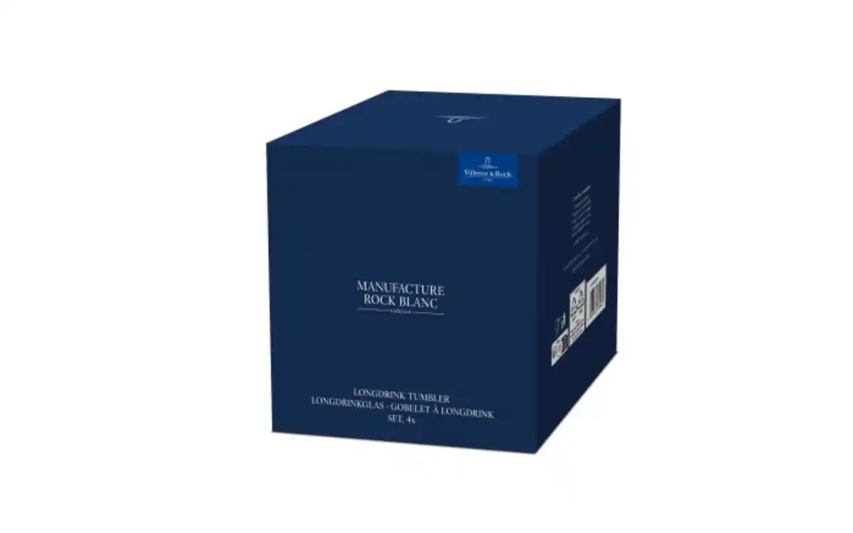 Bild 3 von Longdrinkgläser Set Manufacture Rock blanc, klar/weiß, 4-teilig